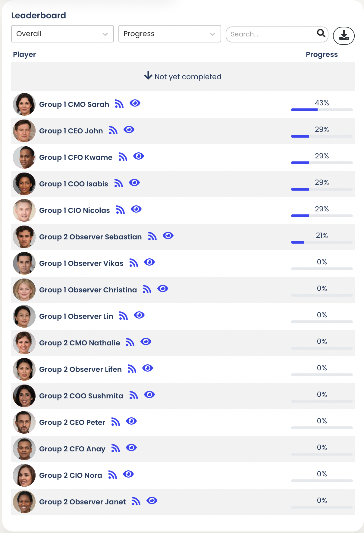 groups filter!